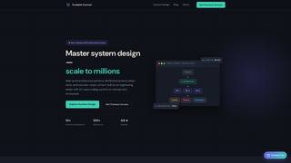 Screenshot of scalablesystem.dev