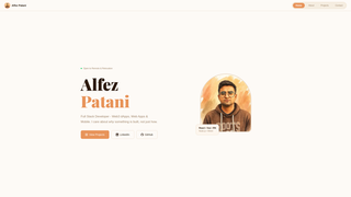 Screenshot of alfezdev.com