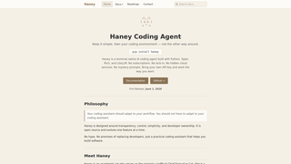 Screenshot of codehaney.dev