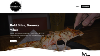 Screenshot of thebellandco.com