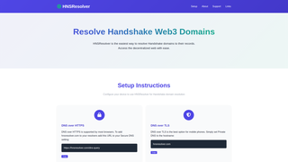 Thumbnail of hnsresolver.org