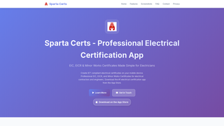 Thumbnail of sparta-certs.com