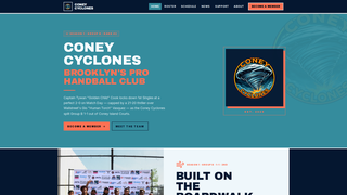 Screenshot of coneycyclones.com