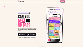 Screenshot of capnocap.app