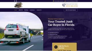 Screenshot of brosjunkcar.com
