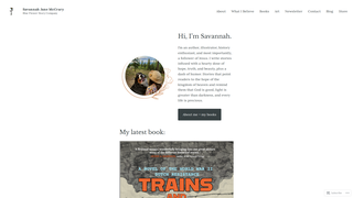 Thumbnail of savannahjaneauthor.com