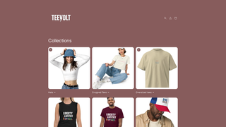 Thumbnail of teevoltclothing.com