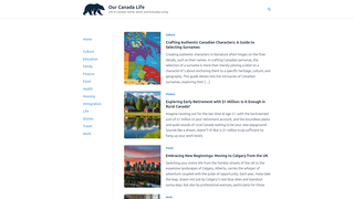 Thumbnail of ourcanadalife.com