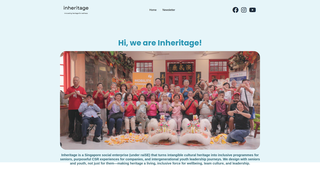 Screenshot of inheritagesg.com