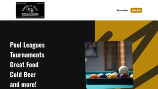 Screenshot of breakawaybilliardsllc.com
