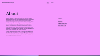 Thumbnail of authormatildareyes.com