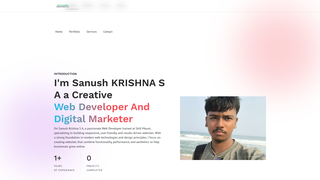 Thumbnail of sanushkrishna.com