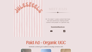 Screenshot of julesugc.com