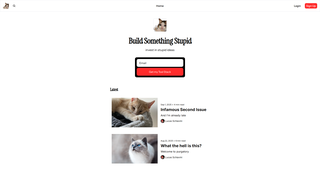 Thumbnail of buildsomethingstupid.com