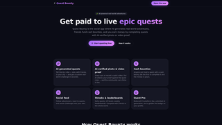 Screenshot of questbounty.com