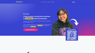 Screenshot of itslisaphm.com