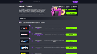 Thumbnail of vortexgamecasino.com