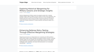 Thumbnail of trojanedge.com