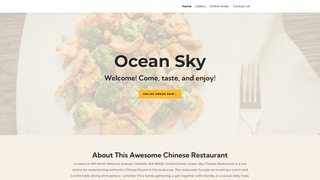 Thumbnail of oceanskymenu.com