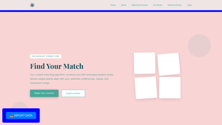 Thumbnail of artmatchfindyourmatch.org
