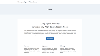 Thumbnail of livingalignedabundance.com