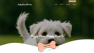 Thumbnail of luckypawspetcare.com
