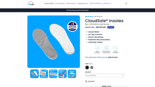Thumbnail of shopcloudinsoles.com