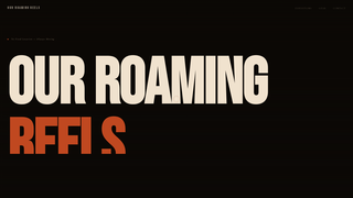 Screenshot of ourroamingreels.com