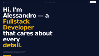 Screenshot of alessandrochuy.com
