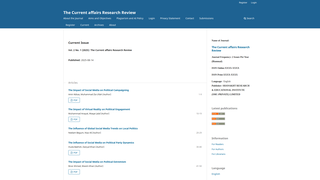 Thumbnail of currentresearchreview.com