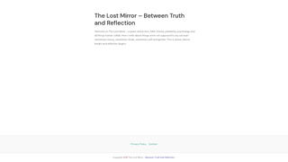 Thumbnail of thelostmirror.com