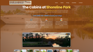 Thumbnail of shorelineparkcabins.com
