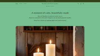 Thumbnail of heatherandwickcandles.com