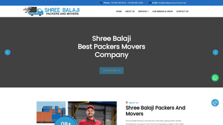 Thumbnail of balajipackersmovers.net
