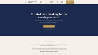 Screenshot of courtshipbureau.ca