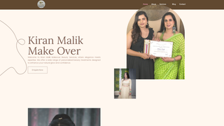 Thumbnail of kiranmalikmakeover.com