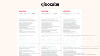 Thumbnail of qiaocube.com