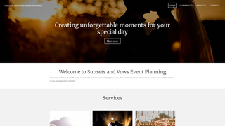 Thumbnail of sunsetsandvowseventplanning.com