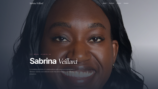 Screenshot of sabrinaveillard.com