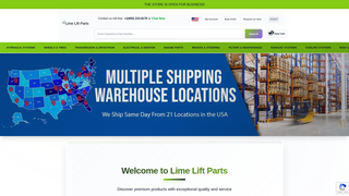 Thumbnail of limeliftparts.com