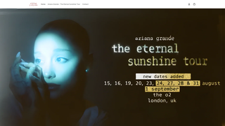 Thumbnail of theeternalsunshinetour.com