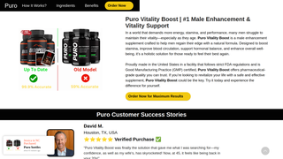 Thumbnail of purovitality.com