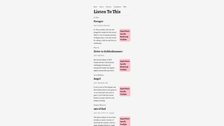 Screenshot of listentothis.net