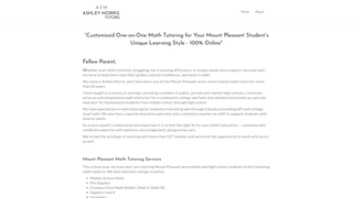 Thumbnail of mountpleasantmathtutor.com