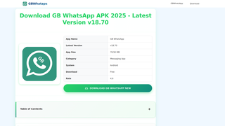 Thumbnail of gbwhataps.com