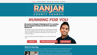 Thumbnail of voteforranjan.com