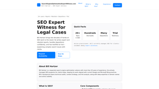 Thumbnail of searchengineoptimizationexpertwitness.com