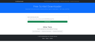 Thumbnail of scribdownloads.com