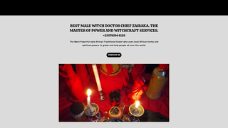 Thumbnail of genuinewitchdoctorzaibaka.com