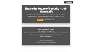 Thumbnail of signal-drift.com